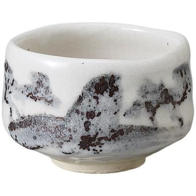 Matcha Bowl Matcha Bowl X White Shino Matcha Tea Ceremony Matcha Bowl Pottery Mino Ware Made In Japan Ale-net 12.5 H8.4cm