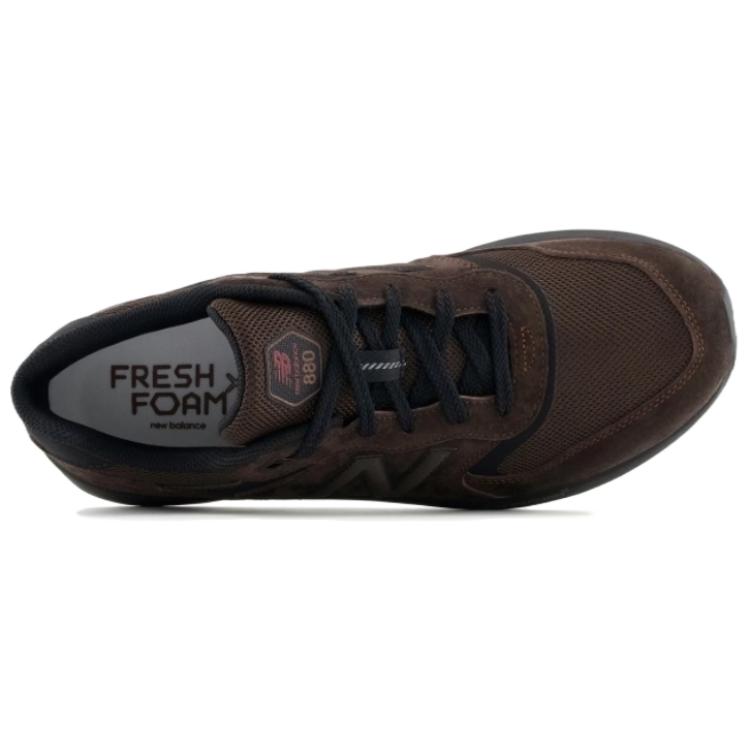New Balance 880 Series Wear Resistant And Lightweight REVLITE Running Shoes Men's Dark Brown Sneakers MW880BD7