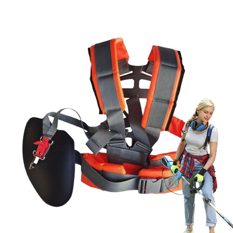 Ceinture Rembourrée pour Débroussailleuse Bretelles Réglables pour Coupe-herbes Harnais d'Épaule pour Taille-haies Outil de Jardinage Économisant la Main-d'œuvre