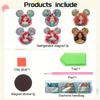 6Pcs The Little Mermaid Series Diamond Art Fridge Magnet Diamond Painting Refrigerator Magnet Diamond Painting Fridge Magnet for Adults Beginners