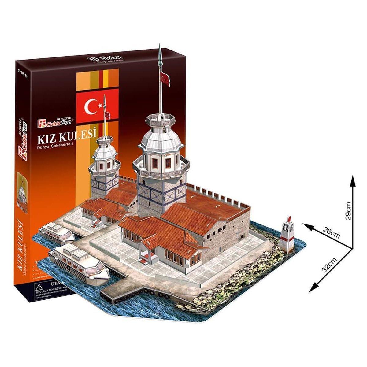 

C181H Cubic Fun Kız Kulesi 66 parça / 3 Boyutlu Puzzle