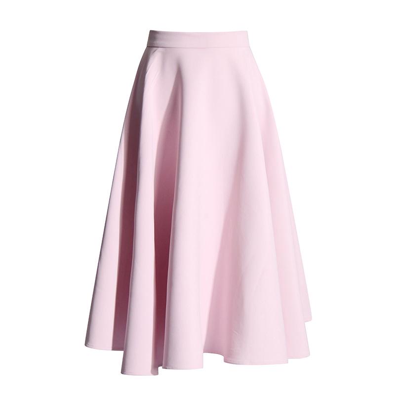 2025 Pink 3D Rose Two-Piece Set: Slim-Fit Blazer & Pleated Mid-Length Skirt