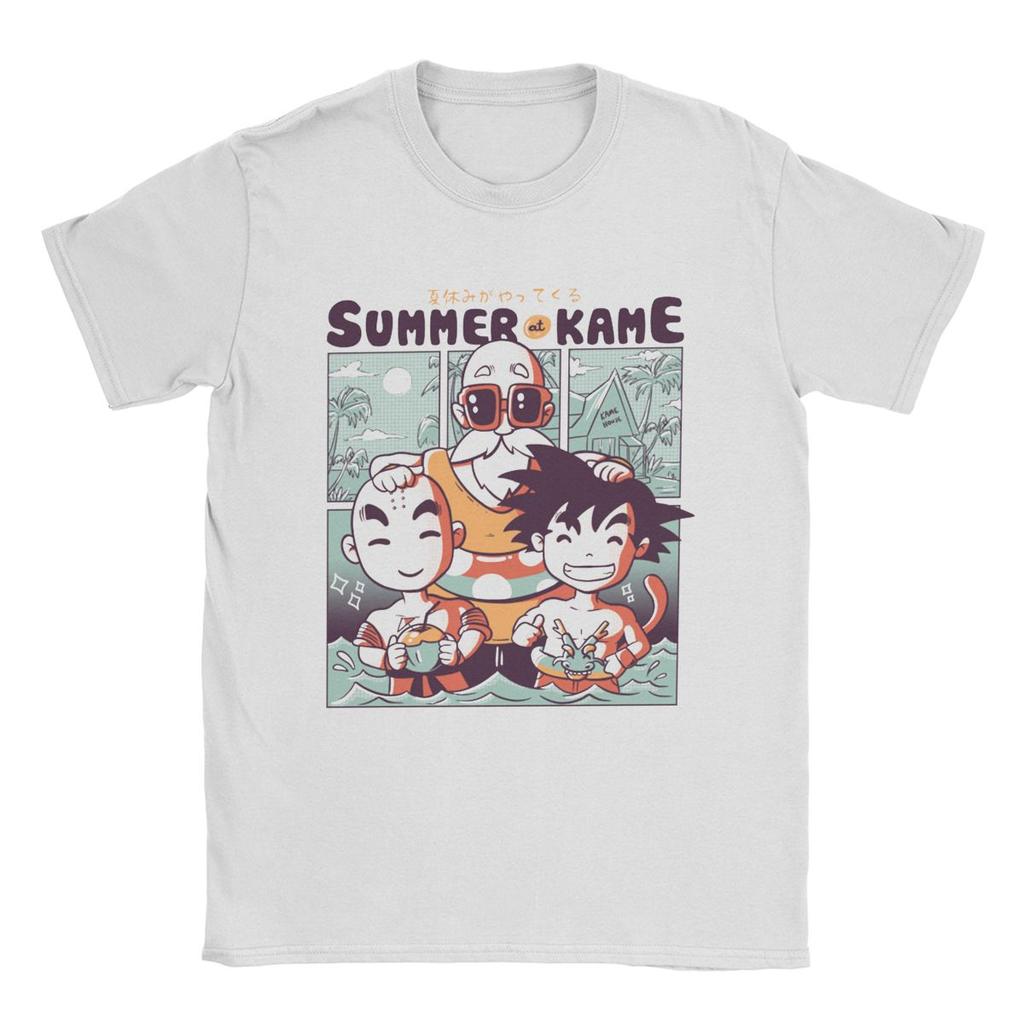 Dragon Ball Master Roshi Muten T Shirts Unisex Womens Cotton TShirts O Neck Kame Sennin Jackie Chun Tee Shirt Clothes Plus Size