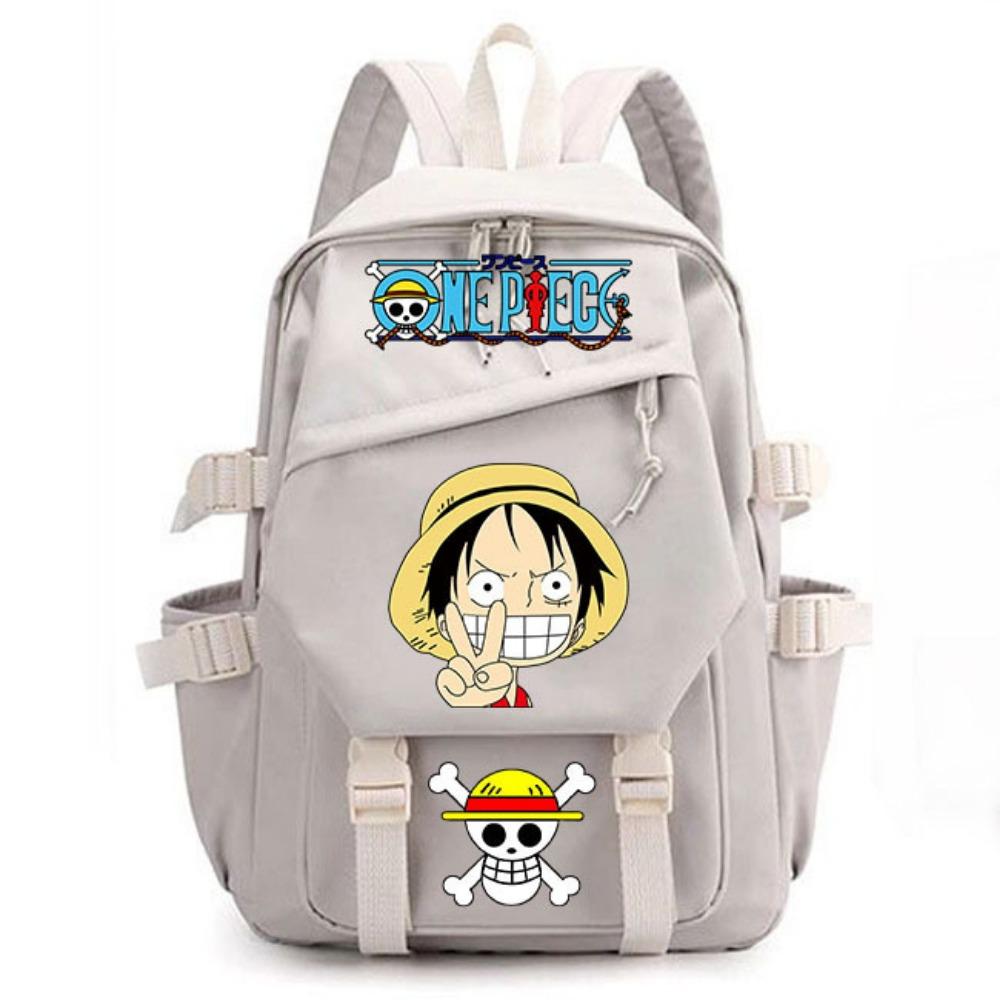 Anime ONE PIECE schoolbag children's backpack primary school bag male and female junior high school students college students campus backpack