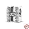 100% Real 925 Sterling Silver Letter Alphabet A-Z Charm Name Bead Fit  Bracelet Pendant Jewelry
