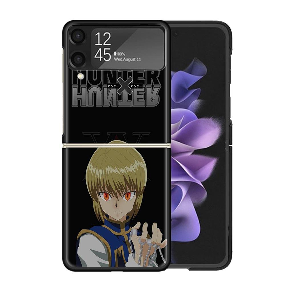 

Hunter X Kurapika Clear Phone Case For Samsung Z Flip 7 6 5 4 3 Galaxy ZFlip7 ZFlip6 ZFlip5 ZFlip4 ZFlip3 5G Print Cover Coque Z Samsung Z Flip