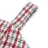 DAFIFY Women's Fashion Spring Fall Plaid Print Sleeveless Suspenders Middle Waistline Casual Dresses