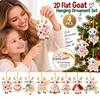 2D Flat Goat Pendant Shining Animal Hanging Decoration Zodiac Goat Souvenir  Holiday Party Decor