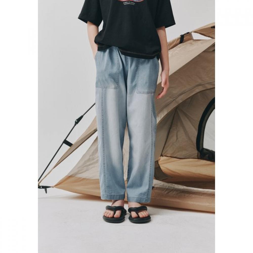 Bluetail Sky Blue Baggy Denim Pants Azb3pt02sb