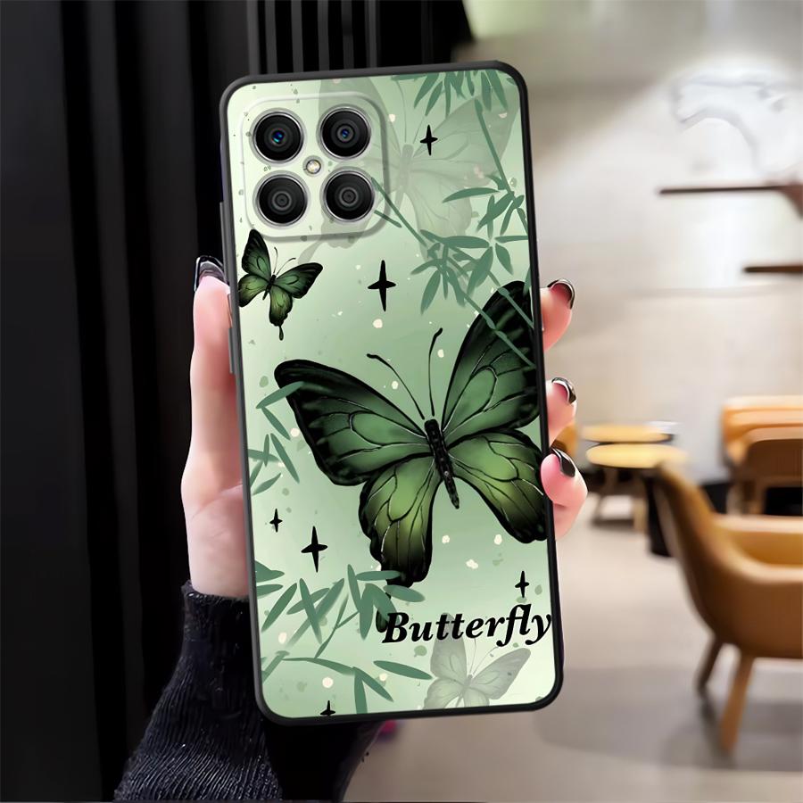 

Creative Cartoon Butterfly Funda Phone Cover Case for Honor X9a 90 Magic5Lite X8 X7 8X X5b 200 400 Lite X6 70 Honor X7