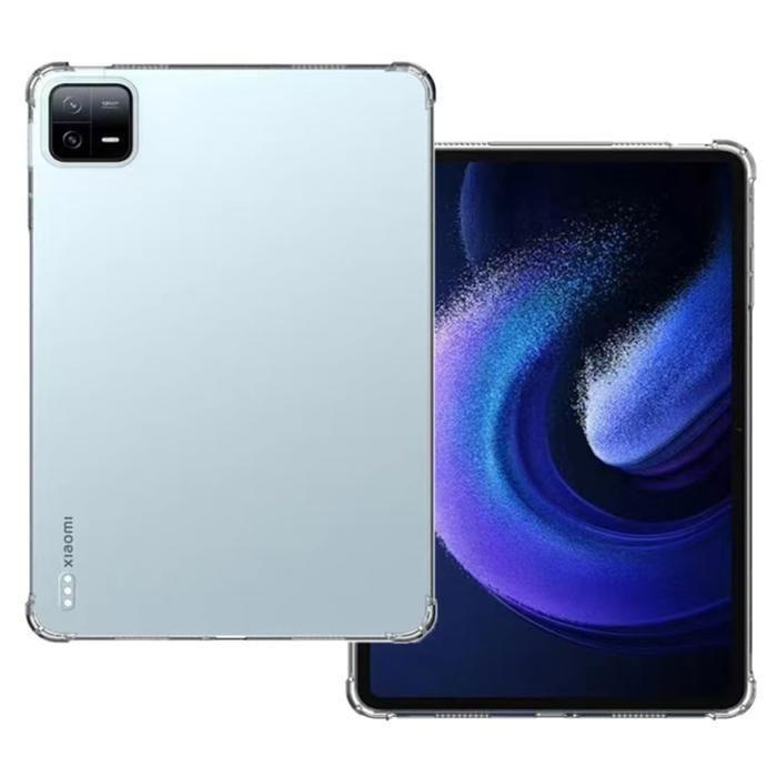Case for Xiaomi Pad 6 / Pad 6 Pro - Phonillico - Shockproof - Soft Silicone - Transparent - 11 Inches