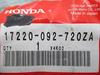 Super Cub Genuine Air Cleaner Cover C50 [Honda] 17220-092-720ZA