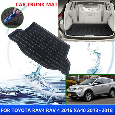 For Toyota RAV4 RAV 4 2016 XA40 2013~2018 2017 5-door SUV Car Rear Trunk Mat Cargo Liner Protector Pad Auto Interior Accessories