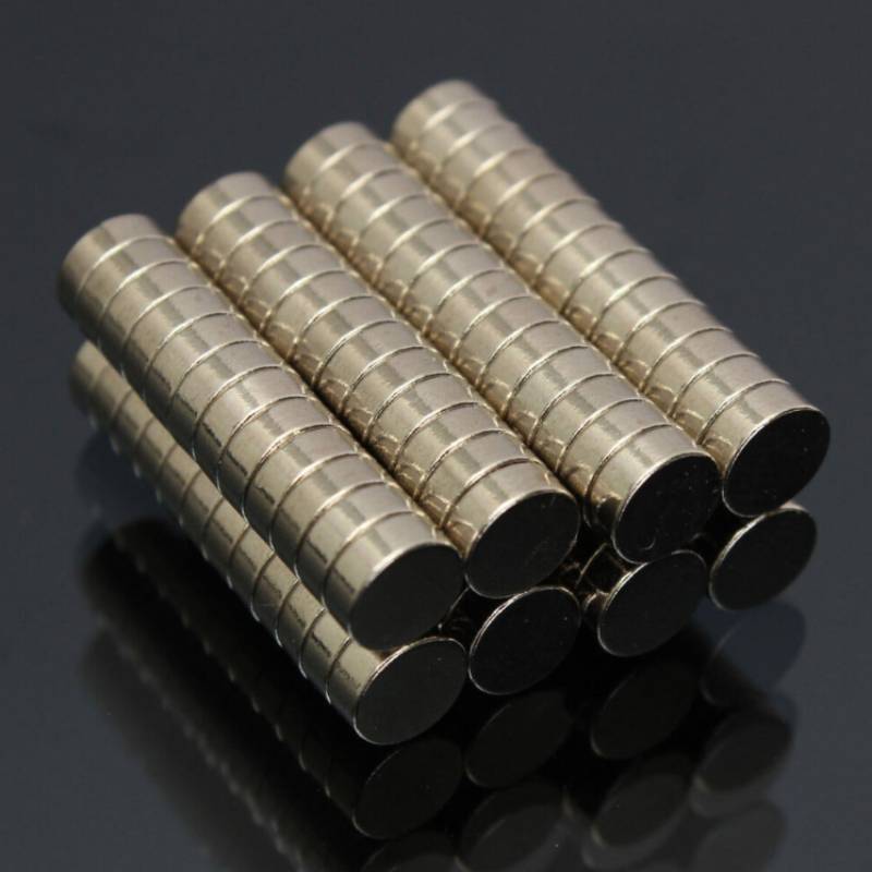 Strong Round N52 Rare Ndfeb Neodymium High Performance Magnets Daily Use