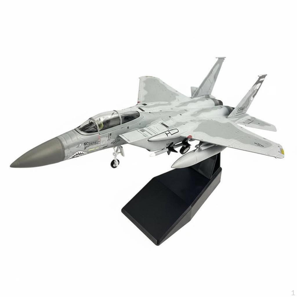 F15C Kampfflugzeugmodell im Maßstab 1:100 Hochdetailliertes Diecast-Flugzeug für Sammler,