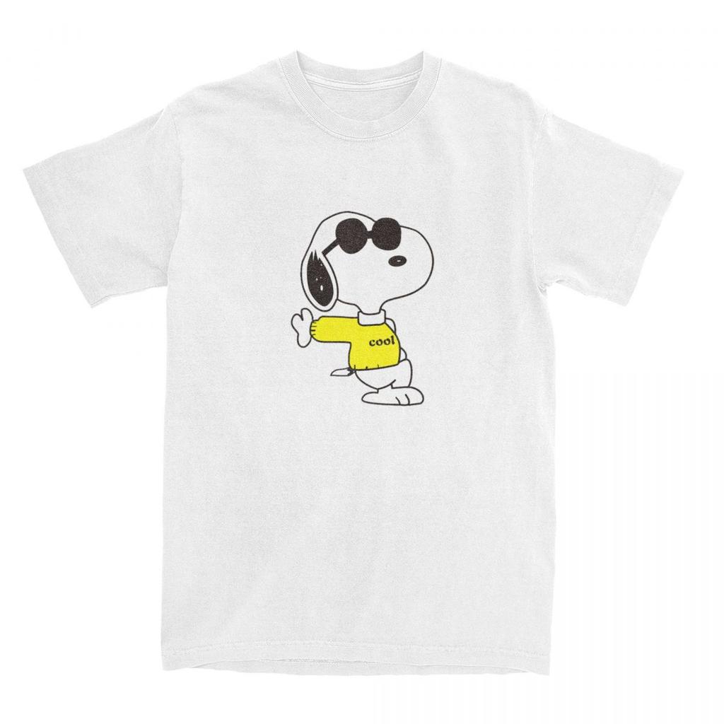 Grappige Snoopy Slaap Peanuts T-shirts Heren Dames 100% Katoen T-shirts Shirt Grote Maten Tops