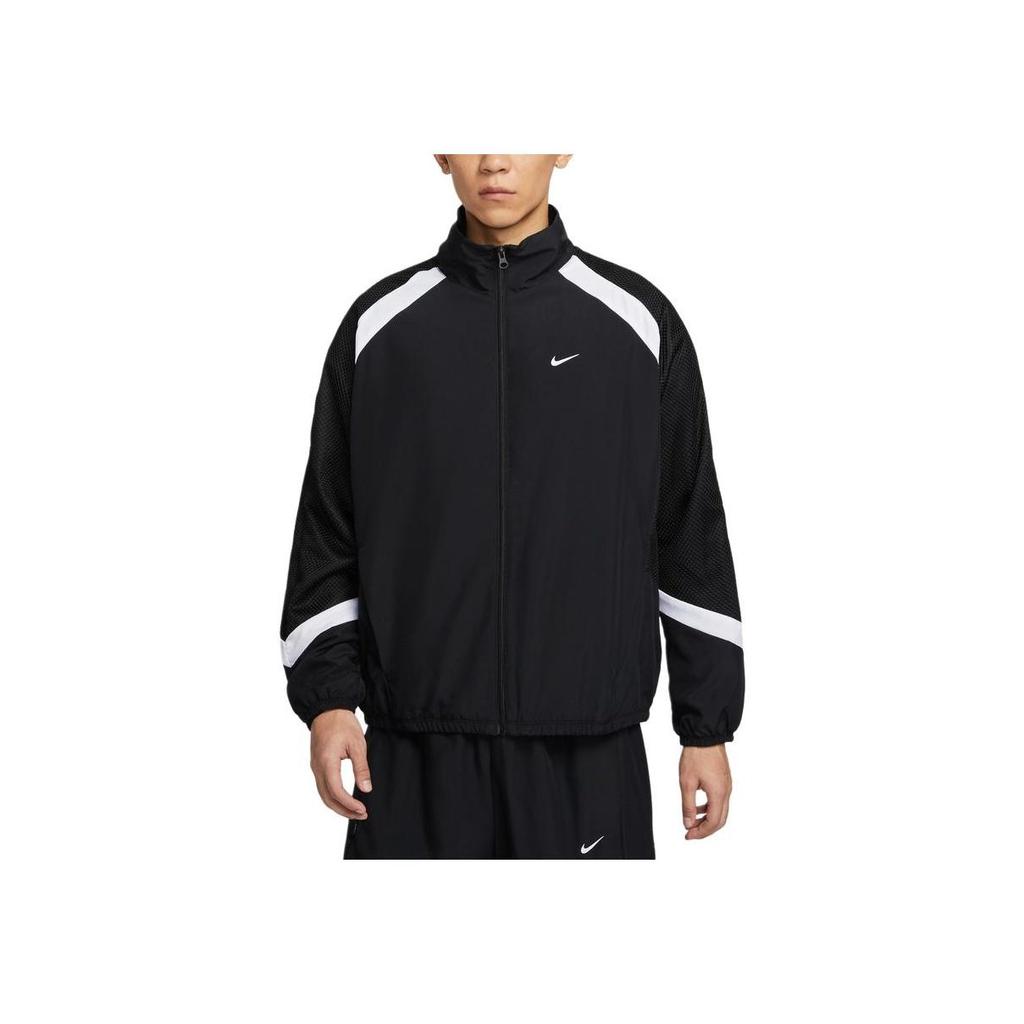 Nike Icon Logo Zip Collar Long Sleeve Basketball Jacket Men Jackets HV3364-010