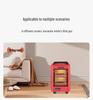 Silent Movable Five-Sided Quartz Tube Electric Fireplace Heater