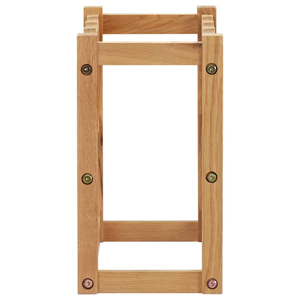 12 Bottle Wine Rack 47 x 21 x 36 cm Solid Oak