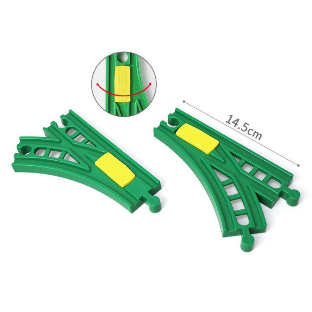 New Wooden Train Track Adapter Rail Building Block Connector Compatible All Brand Wood Railway Wooden Train Track Accessories