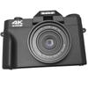 48-Megapixel-Digitalkamera, Foto-Camcorder, 4K-Vlog-Camcorder, 3-Zoll-Bildschirm, Youtube-Livestream, WLAN-Webcam, Video-Camcorder mit 128 GB Speicherkarte
