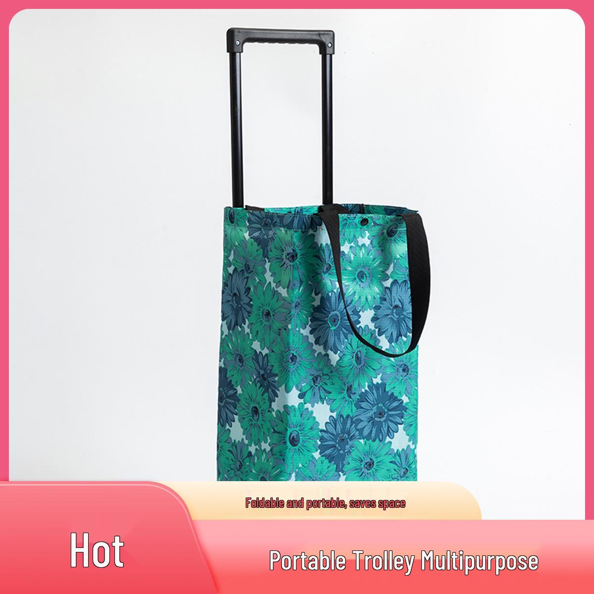 

Складная Портативная Тележка для Покупок и Багажа