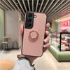 Luxusní kožené pouzdro s držákem na prsten pro Samsung Galaxy S23 S22 S21 S20 A23 A33 A53 A12 A51 Redmi Note 11 iPhone 14 13 12 11 Pro Max měkký kryt