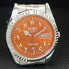 AUTOMATIC VINTAGE REFURBISHED SEIKO 5 6309A JAPAN MENS ORANGE WATCH a442495-1