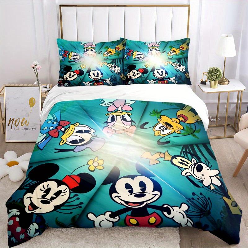 3pcs set Mickey Mouse, Daisy Duck, Goofy print bedding quilt cover, soft and comfortable quilt cover suitable for bedroom and guest room39