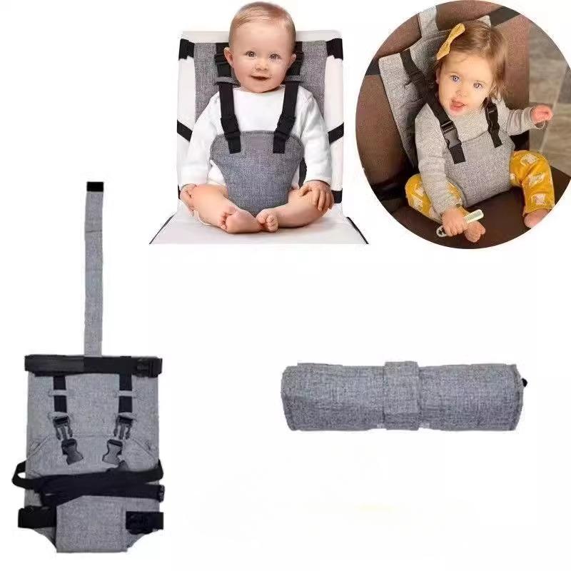 Baby Portable Travel High Chair Safety Belt, Suitable for Children Aged 0.6-3 Years Old