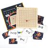Dětská Montessori 99 Násobilka Stolní Hra Matematické Dřevěné Hračky Děti Učení Vzdělávací logické Myšlení Puzzle Vzdělávací Hračka