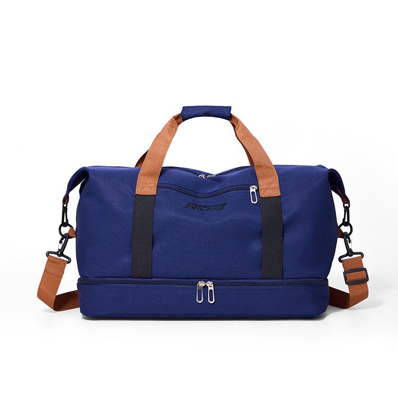 Lekka torba sportowa i podróżna w stylu koreańskim z separacją na mokre/suche