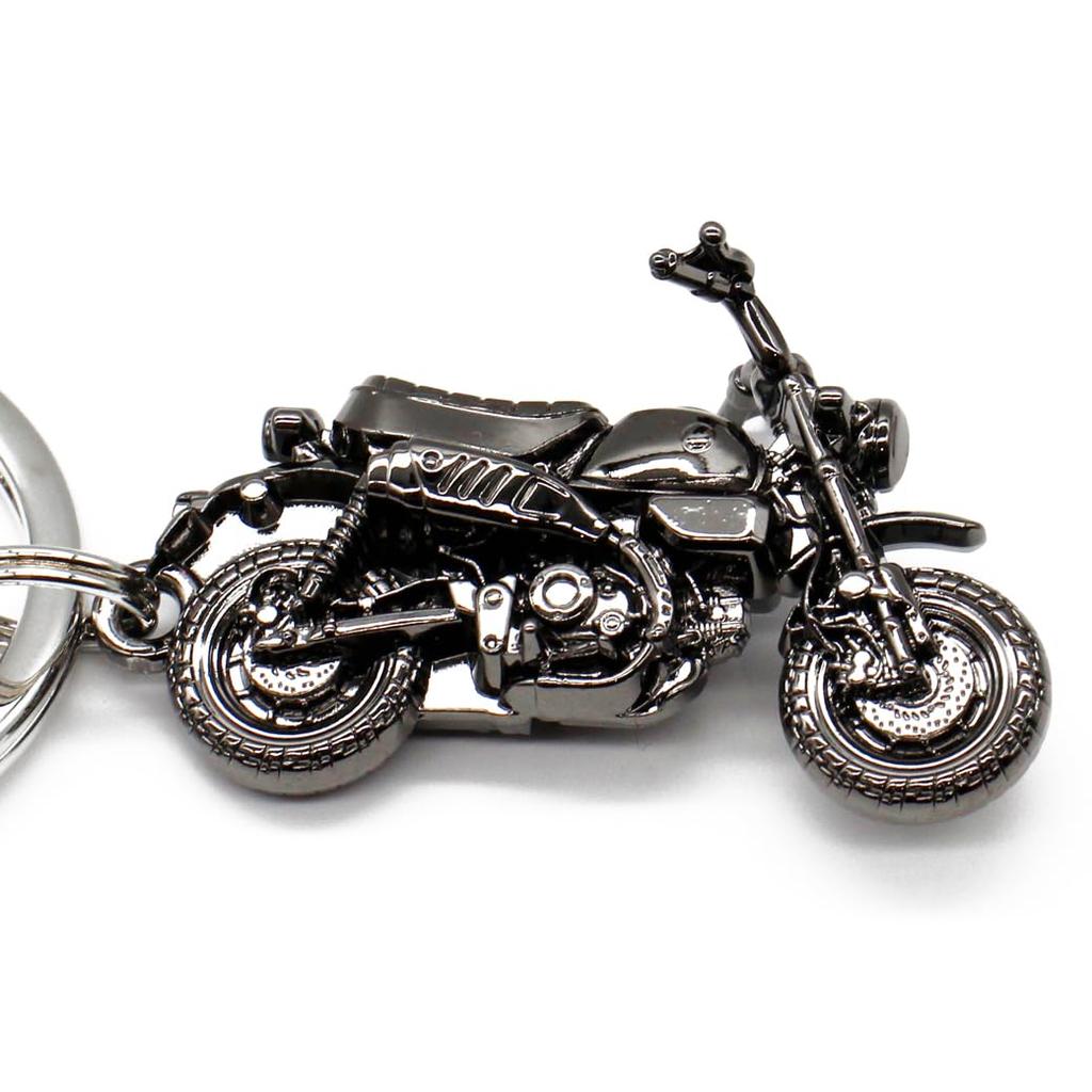 Honda Monkey Keychain Honda Monkey 3D Keyring Key Holder BLACK EDITION Limited Production of 1000 Pieces Serial Number Engraved Black [CAMSHOP]
