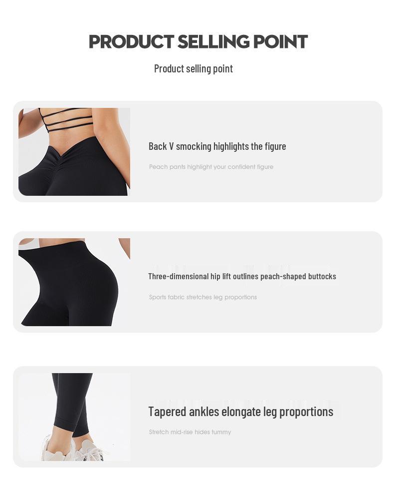 European & American High Waist Seamless Yoga Pants - Women's Slim Fit, Quick-Dry, Hip-Lifting Fitness Leggings