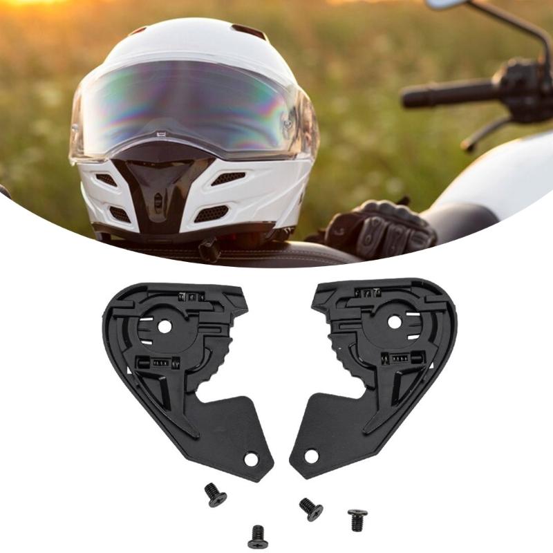 Motorcycle Helmets Visors Gear Base Plate for JHM-802 AIMIT 803 Replacement Face Shield Visors Base Helmets Accessories