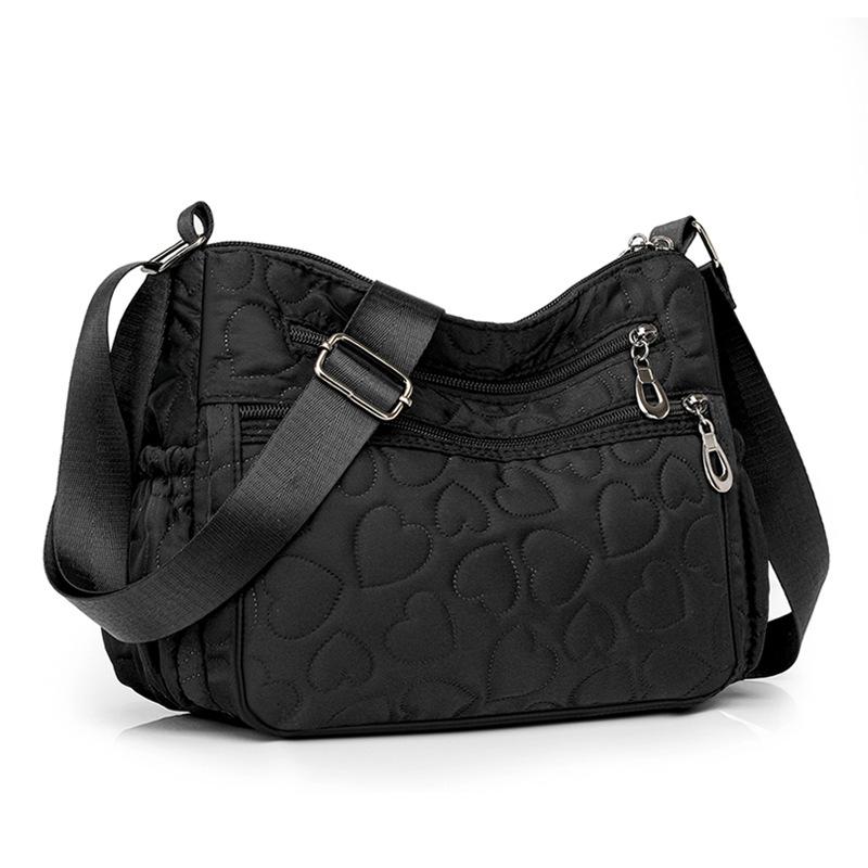 Crossbody bag women's new medium and women's bag large capacity shoulder nylon mother bag casual women's bag