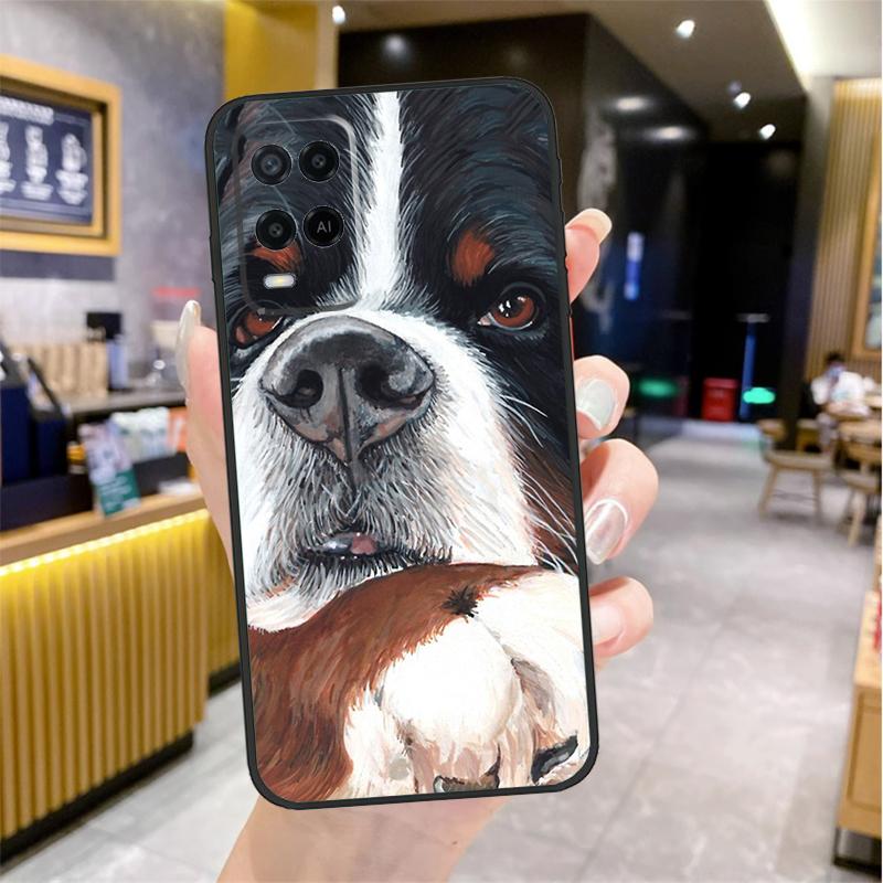 Bernese Mountain Dog Case For Oppo A98 A18 A38 A58 A78 A60 A80 A40 A96 A76 A16 A94 A74 A54 A15 A17 A57 A77 A5 Pro