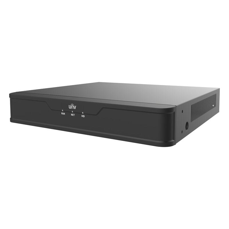 Uniview 8-Channel 1-Bay PoE NVR CN plug (adapter included)