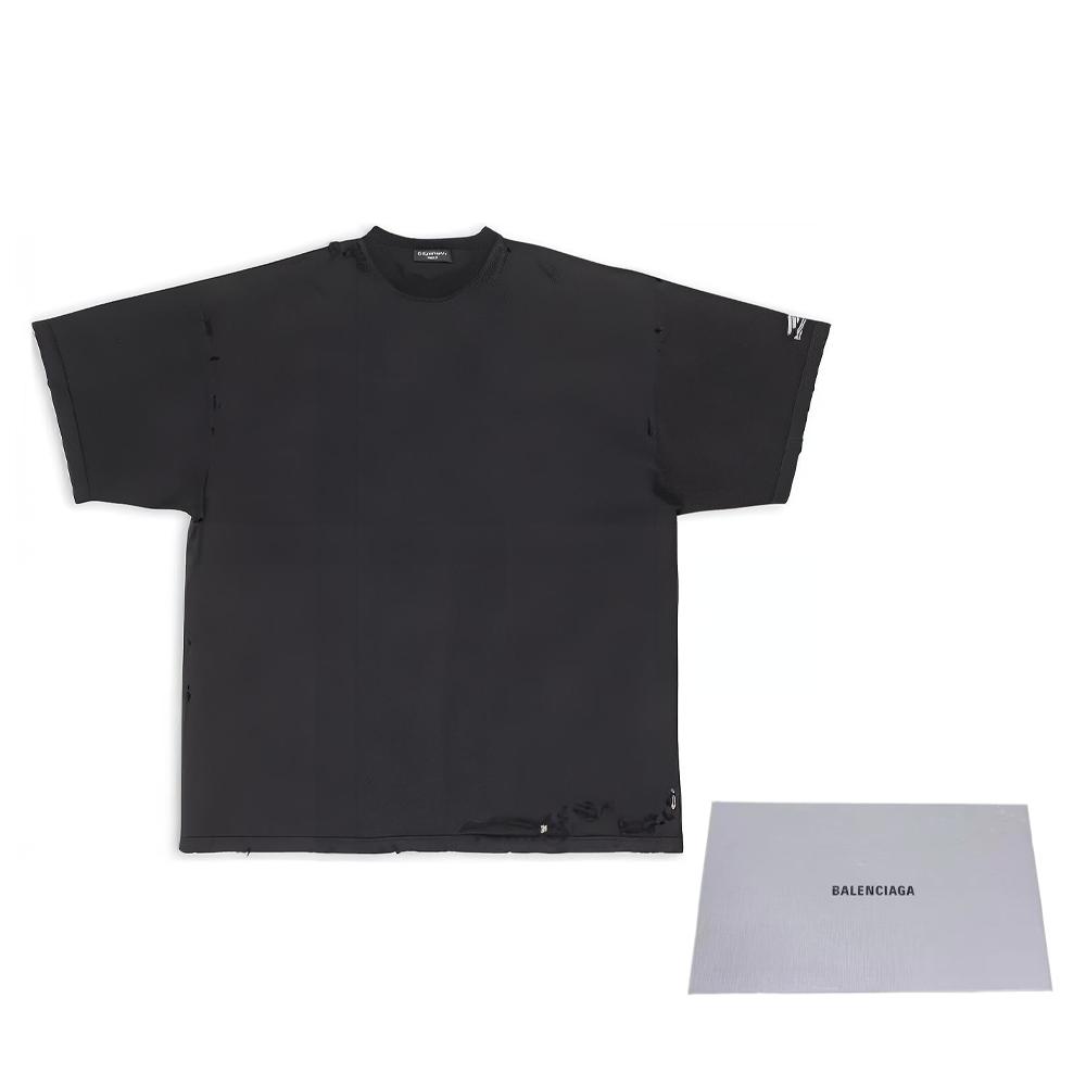 Balenciaga T Shirt Unisex Black 704056TMVA59034