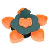 Flower Shape Candy Tray Double Layer Nut Plate 360 Rotating Storage Organizer  Snack Storage