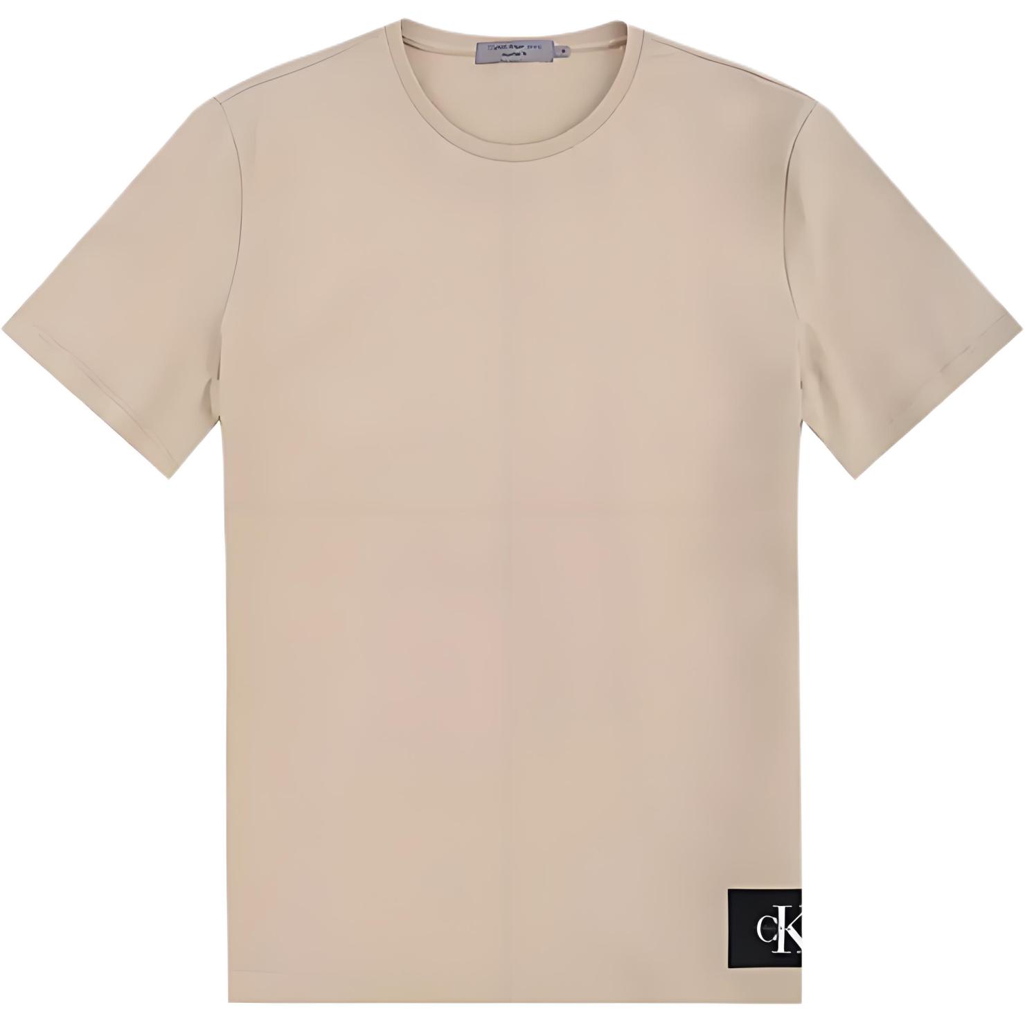 

Calvin Klein Solid Color Versatile Comfortable Crew Neck Short Sleeve T-Shirt Men Tops J307553 S