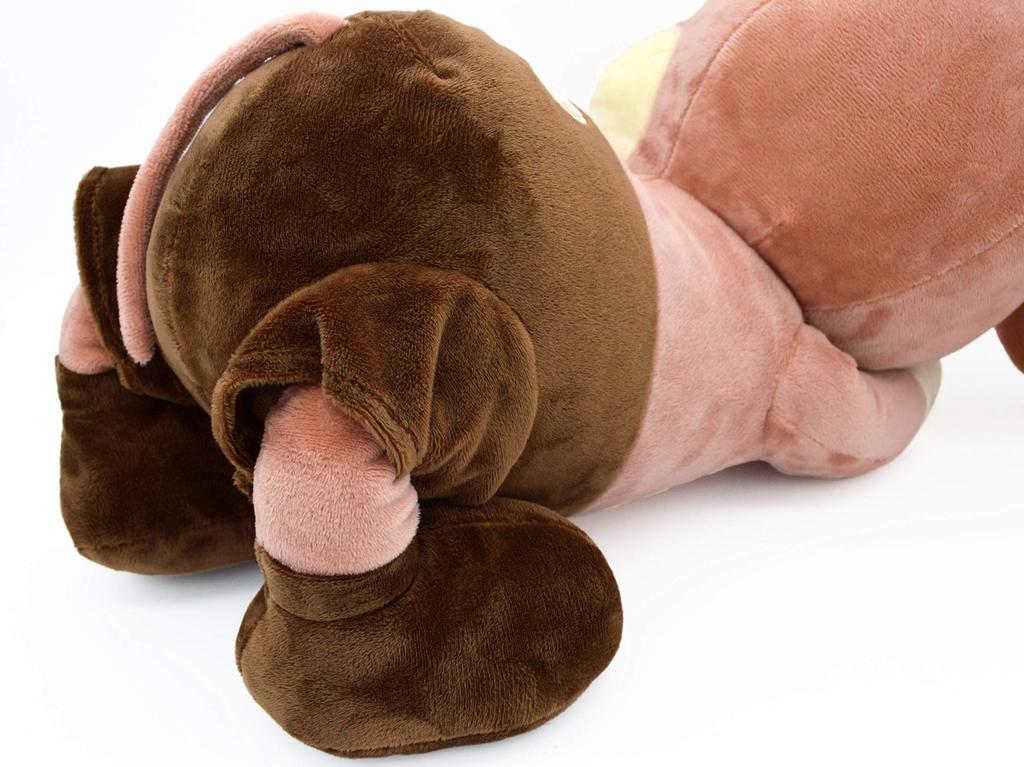 MORIPiLO Morishita Body Pillow, Mickey Mouse, Classic Brown, Approx. 45cm, Fluffy Plush Cushion, Character Merchandise, Disney, 4620361