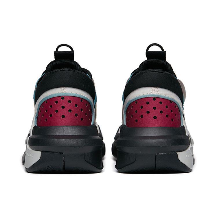 Anta Badass 3.0 Non-Slip Shock Absorbing Low-Top Sneakers Men Sneakers Black Gray Red 112218084-4