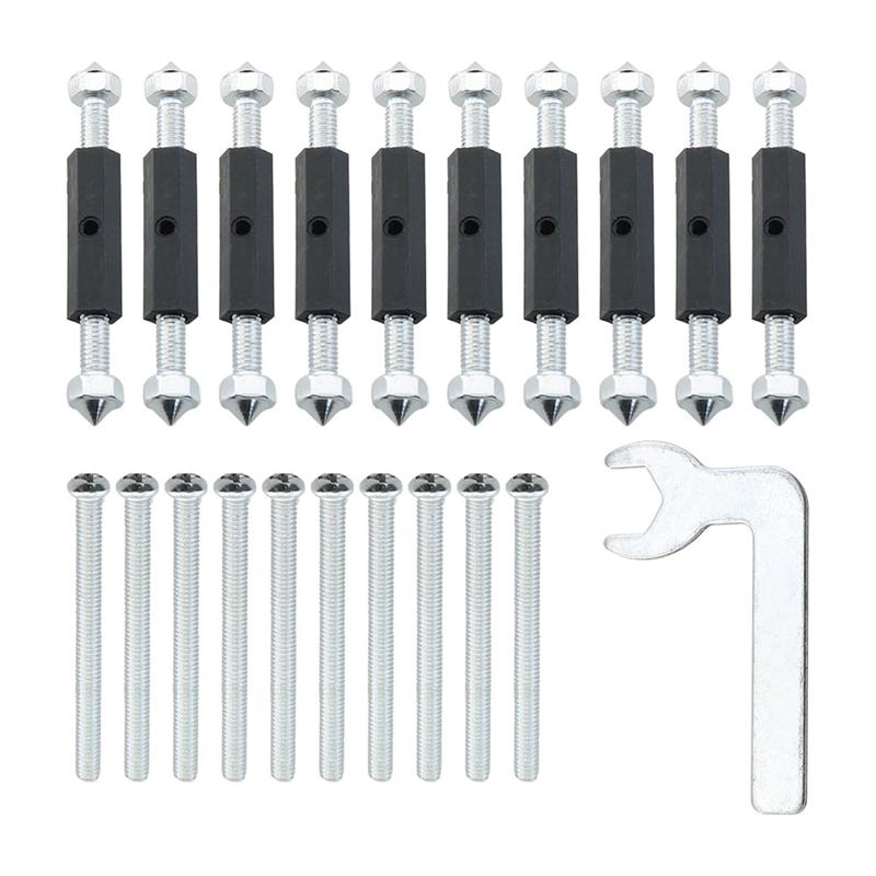 B97A-Manganese Steel Switch Socket Concealed Box Repairer Cassette Repair Unit 10PCS Electrical Case With Wrench