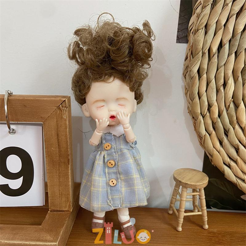 1/12 Bjd Doll Ob11 12Cm Mini Dolls Princess Dress Up Cute Doll 20 Movable Joints Dolls For Girls Kids Munecas Toys Gifts Bjd Toy