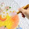 Gold Outline 3D Pearlescent Waterproof Acrylic Pen for DIY and Kids' Glass Painting