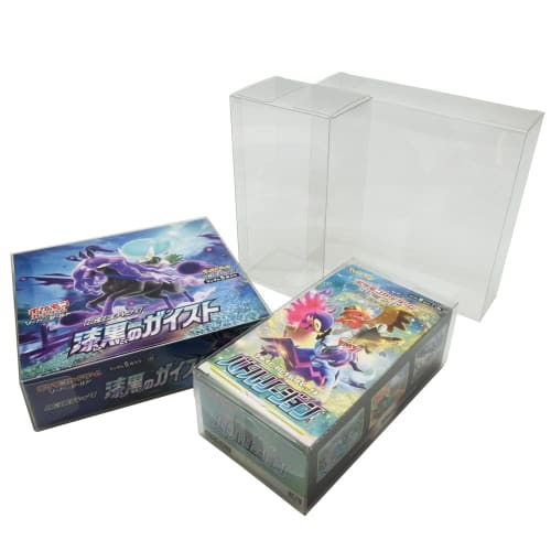 Trading Card Box Cases, Full Protection, Anti-Deterioration, Shrink-Wrapped, for Assembly, Storage, and Display (10 Pieces)