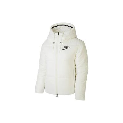 Ropa deportiva Chaqueta con capucha cortavientos de relleno sintético Invierno Mujer Chaqueta Blanca CJ7579-133