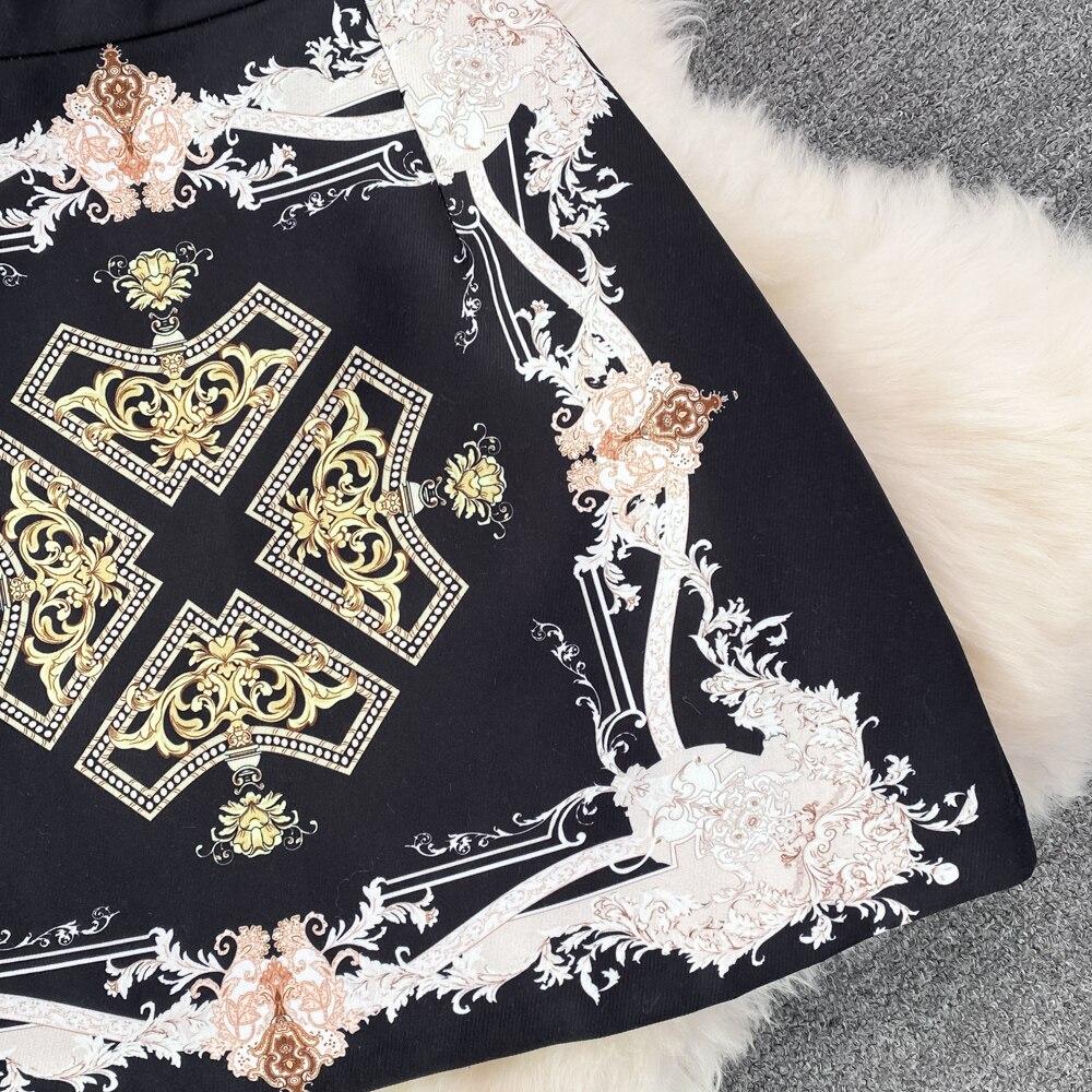 Fashion Suit Female Celebrity Temperament Ol Professional Bow Chiffon Shirt Two-Piece Set High Waist Hip Skirt Spring