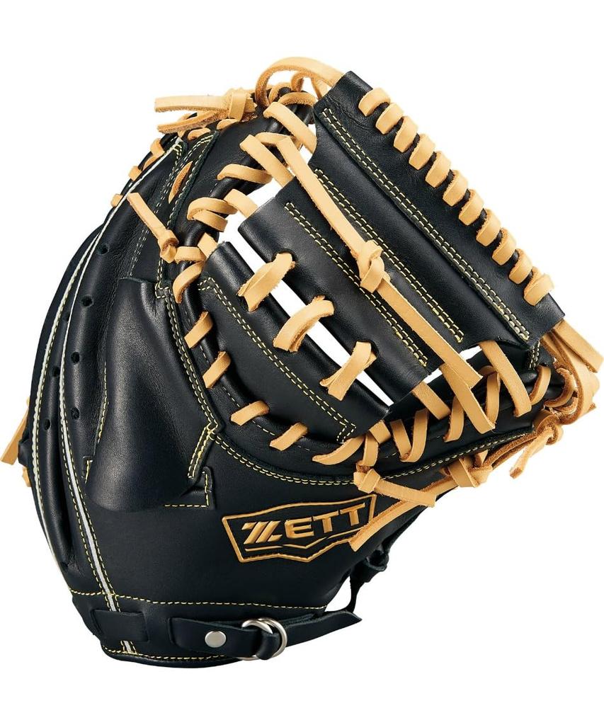 ZETT Youth Baseball Soft R Brown BJCB74512F Catcher's Mitt, Steer, Blue/P (2532),